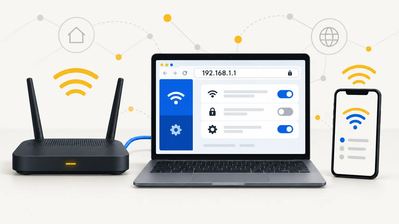 192.168.1.1 router admin login interface