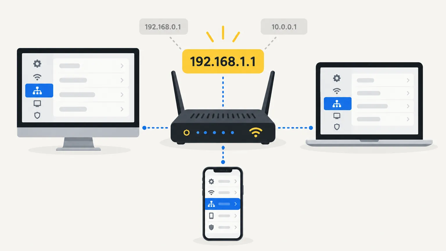 How to find your router IP address and default gateway